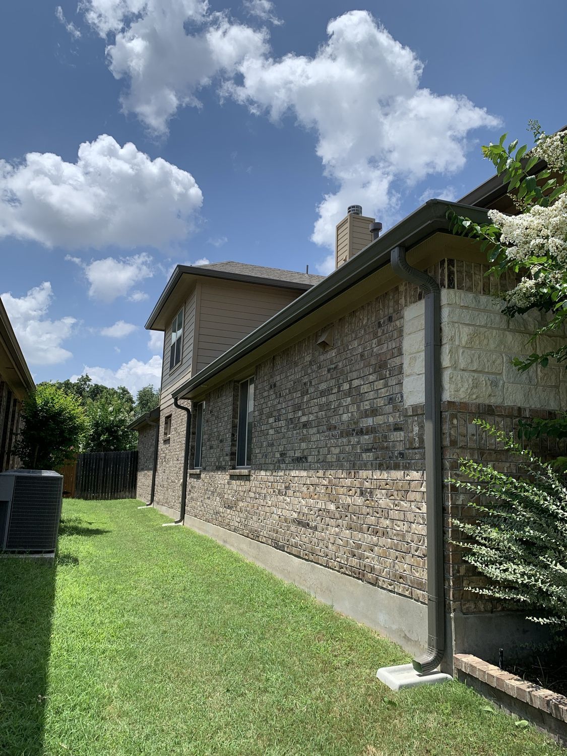 Gutter project in Dallas