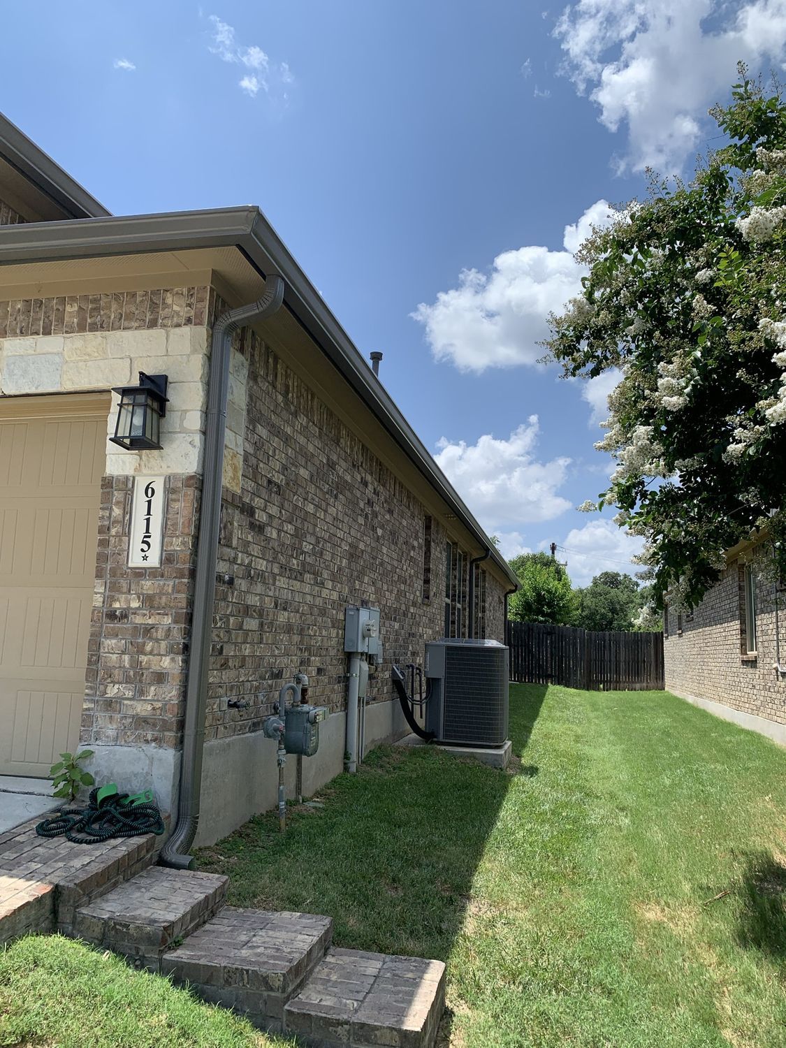 Gutter project in Dallas
